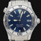 Montre Omega Seamaster Professional 300M - Montre homme en acier, cadran bleu 58 Facettes MT46347