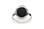 Bague 52 Bague années 60 en or blanc 18 carats sertie d’un camée 58 Facettes B857
