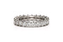 Bague 50 Bague contemporaine en or blanc 18 carats et diamants taille brillant 58 Facettes 23722