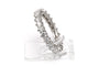 Bague 50 Bague contemporaine en or blanc 18 carats et diamants taille brillant 58 Facettes 23722