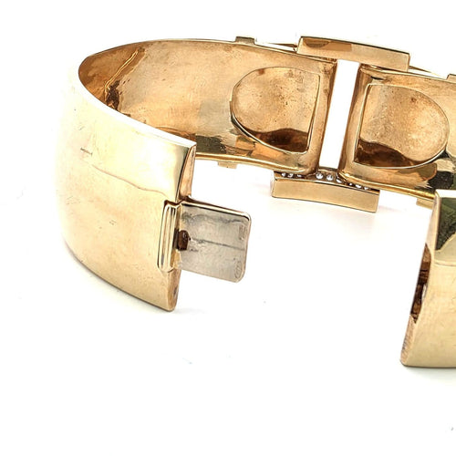 Bracelet Bracelet vintage en or jaune 18 ct et diamants 58 Facettes 244/26 D 117/26