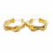 Boucles d'oreilles Boucles d’oreilles créoles maille bambou en or jaune 18 carats 58 Facettes Boucles d'oreilles créoles bambous en or