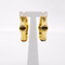 Boucles d'oreilles Boucles d’oreilles créoles maille bambou en or jaune 18 carats 58 Facettes Boucles d'oreilles créoles bambous en or