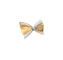 Broche Broche nœud ruban vintage en or jaune et blanc et diamants 58 Facettes 60024013