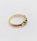 Bague 52.5 Art déco - Bague jarretière en or 18k avec rubis synthétique et diamants 58 Facettes A07035