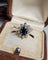 Bague 53 Bague marguerite vintage en or blanc 18 carats saphir et diamants 58 Facettes 714