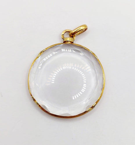 Pendentif Art nouveau - Pendentif porte-photo en or 18k (circa 1900) 58 Facettes A07038