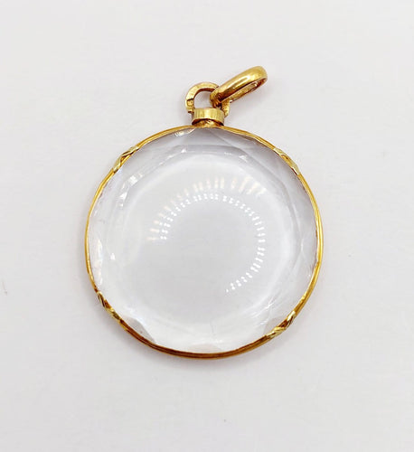 Pendentif Art nouveau - Pendentif porte-photo en or 18k (circa 1900) 58 Facettes A07038