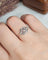 Bague 53 Bague Art déco en or blanc 18 carats et platine avec diamants 58 Facettes 560