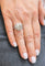 Bague 53 Bague en or blanc 18 carats sertie de diamants naturels 58 Facettes Dj