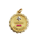 Pendentif Augis Médaille d’amour - Pendentif 18k en or jaune et rubis 58 Facettes A07043