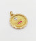 Pendentif Augis Médaille d’amour - Pendentif 18k en or jaune et rubis 58 Facettes A07043