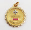 Pendentif Augis Médaille d’amour - Pendentif 18k en or jaune et rubis 58 Facettes A07043
