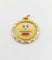 Pendentif Augis Médaille d’amour - Pendentif 18k en or jaune et rubis 58 Facettes A07043