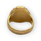 Bague 52 Chevalière blason gravé en or jaune 750 58 Facettes 149067235