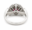 Pendentif Bague transformable en pendentif en or blanc 18 carats, diamants et rubis 58 Facettes 90764-ac12597