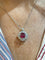 Pendentif Bague transformable en pendentif en or blanc 18 carats, diamants et rubis 58 Facettes 90764-ac12597