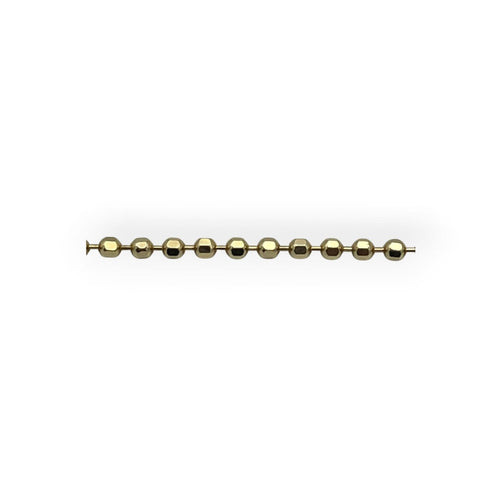 Collier Chaîne maille perlée en or jaune 14K 58 Facettes 149067693