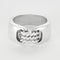 Bague 51 Hermès - Gaëtan de PERCIN - Bague en argent à motif cordé. 58 Facettes 58FC52-2