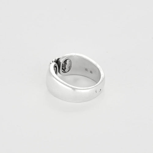 Bague 51 Hermès - Gaëtan de PERCIN - Bague en argent à motif cordé. 58 Facettes 58FC52-2