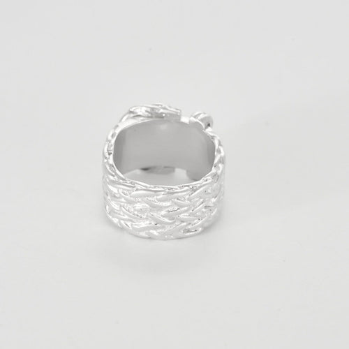 Bague 51 Hermès - Gaëtan de PERCIN -  Bague ceinture en Argent 58 Facettes 58FC52-1