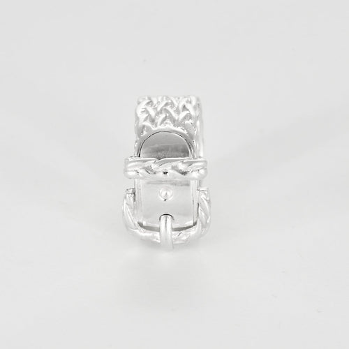 Bague 51 Hermès - Gaëtan de PERCIN -  Bague ceinture en Argent 58 Facettes 58FC52-1