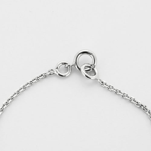 Collier Collier moderniste en or gris et diamants 58 Facettes 260268