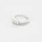 Bague 50 GAREL - Bague en Or blanc, trois diamants 0.15 carat environ. 58 Facettes 260218