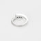 Bague 50 GAREL - Bague en Or blanc, trois diamants 0.15 carat environ. 58 Facettes 260218