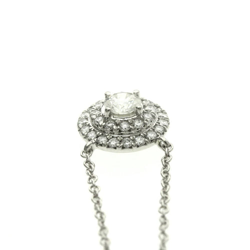 Collier Tiffany & Co. Soleste - Collier pendentif rond en platine et diamants 58 Facettes r7sfxwdmek