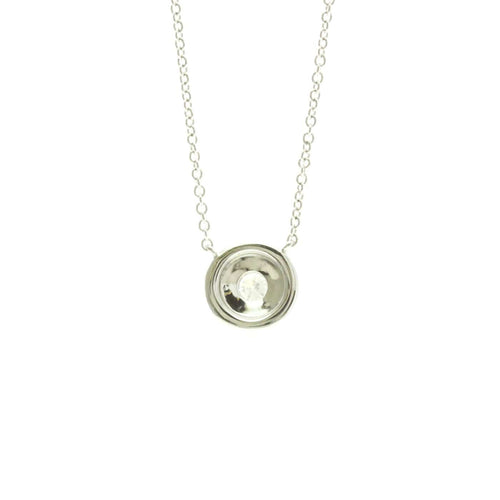 Pendentif Tiffany & Co. Soleste - Pendentif rond en platine et diamants 58 Facettes r7sfxwdmek