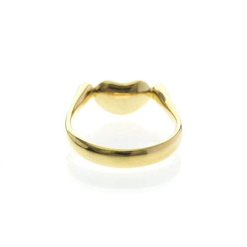 Bague 49 Tiffany & Co. Elsa Peretti Bean Band - Bague en or jaune et diamants 58 Facettes yfwzllbarj