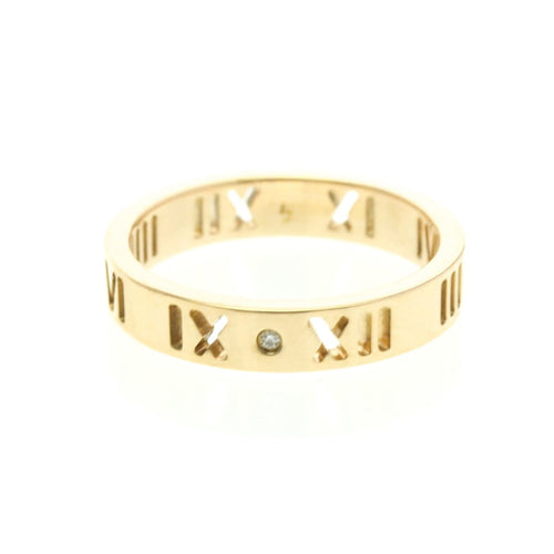 Bague 49 Tiffany & Co. Atlas - Bague en or rose et diamants 58 Facettes te8a039cqa