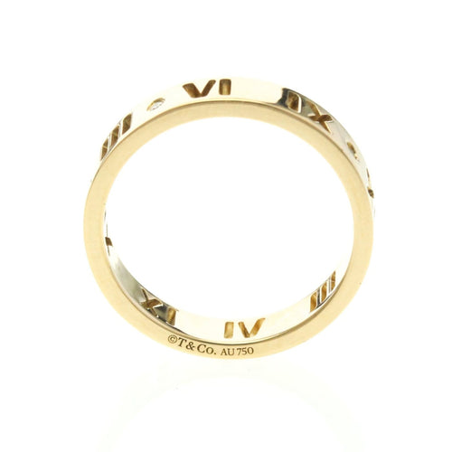 Bague 49 Tiffany & Co. Atlas - Bague en or rose et diamants 58 Facettes te8a039cqa