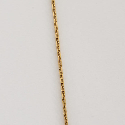 Collier Chaine et pendentif en or jaune solitaire diamant 0.60 carat environ 58 Facettes 260189