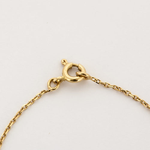 Collier Chaine et pendentif en or jaune solitaire diamant 0.60 carat environ 58 Facettes 260189