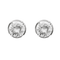 Paire de Boutons d'Oreilles en or gris et diamants 0.50 carat environ chacun 58 Facettes 260179