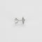 Paire de Boutons d'Oreilles en or gris et diamants 0.50 carat environ chacun 58 Facettes 260179