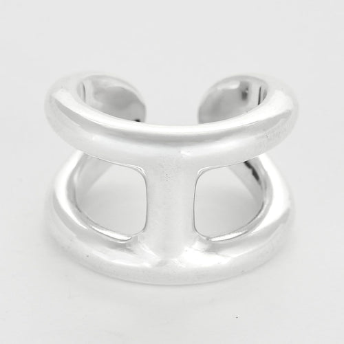 Bague 56 Hermès - Osmose - Grand Modèle- Bague en Argent 58 Facettes 58FC50