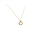 Collier Collier Cartier, "Trinity", trois ors, diamants. 58 Facettes 35414