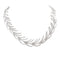 Collier Collier "Palmes" or blanc, diamants. 58 Facettes 35550