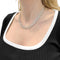 Collier Collier "Palmes" or blanc, diamants. 58 Facettes 35550