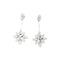 Boucles d'oreilles Boucles d'oreilles, or blanc, diamants. 58 Facettes 35551
