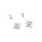 Boucles d'oreilles Boucles d'oreilles, or blanc, diamants. 58 Facettes 35551