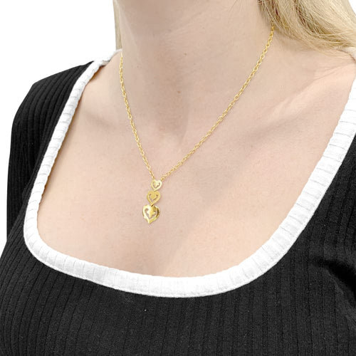 Collier Collier O.J. Perrin, "Cœur Légende", or jaune. 58 Facettes 35564