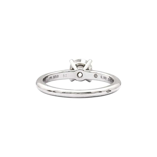 Bague 52 Bague Cartier, "1895", platine et diamant. 58 Facettes 35586