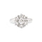 Bague 48 Bague « Fleur », or blanc et diamants. 58 Facettes 35571