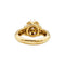 Bague 51 Bague « Fleur », or jaune et diamants. 58 Facettes 35562