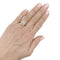 Bague 51 Bague « Fleur », or jaune et diamants. 58 Facettes 35562