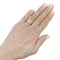 Bague 51 Bague « Fleur », or jaune et diamants. 58 Facettes 35562